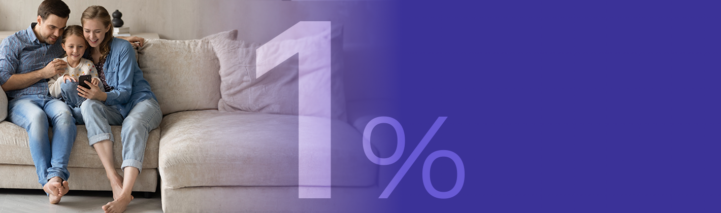 1% Banner